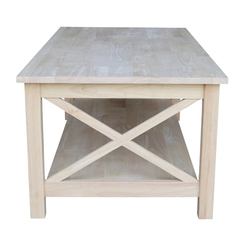 Table basse en bois massif