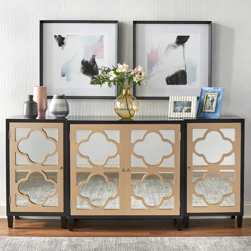 Verspiegelter Beistellschrank