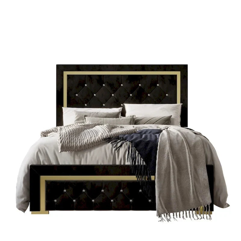 Cama con paneles