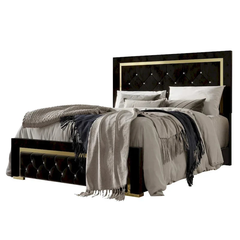 Cama con paneles