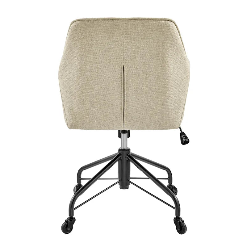 Fauteuil de bureau pivotant en tissu