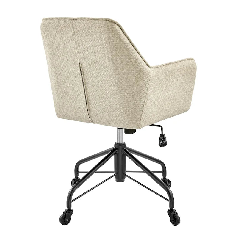 Fauteuil de bureau pivotant en tissu