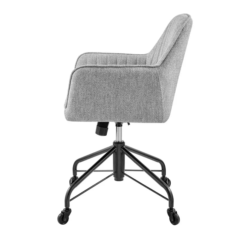 Fauteuil de bureau pivotant en tissu