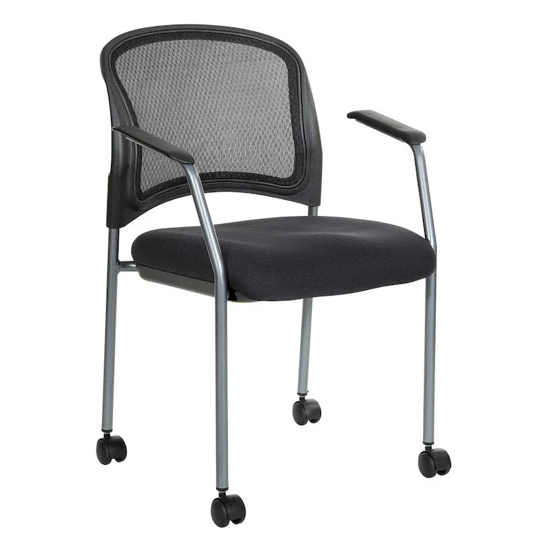 Silla rodante transpirable para visitas