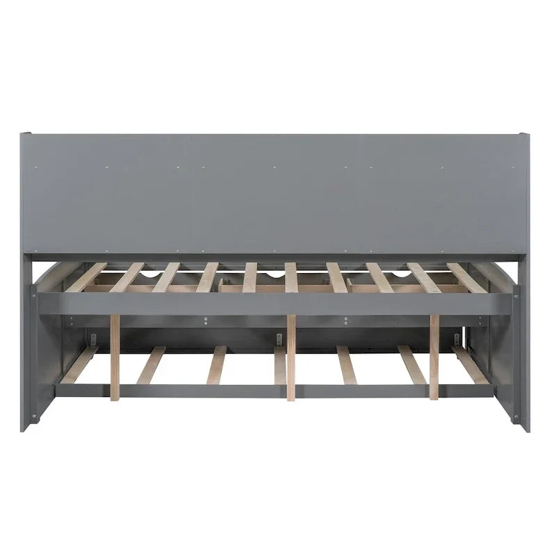 Full Size Wooden Captain Bed