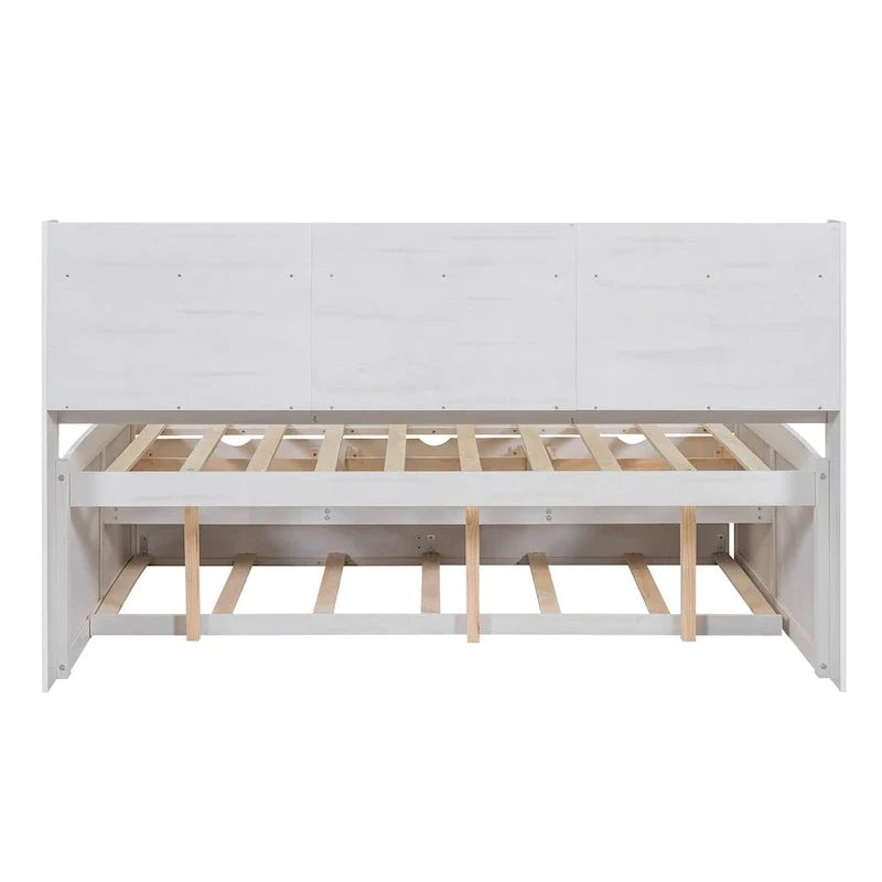 Full Size Wooden Captain Bed