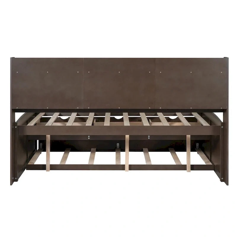 Full Size Wooden Captain Bed