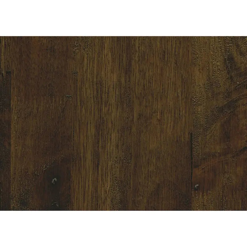 32 Inch Square Cocktail Coffee Table, 2 Drawers, Brown Wood, Black