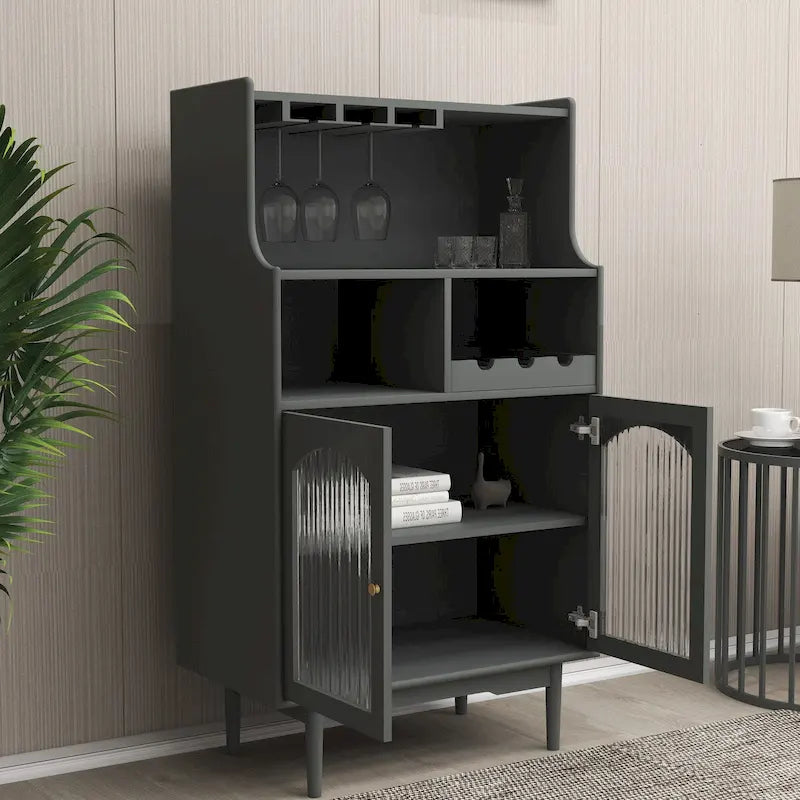 Armoire à vin avec casier à vin amovible