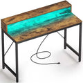 Bureau d’ordinateur de 39 pouces avec éclairage LED