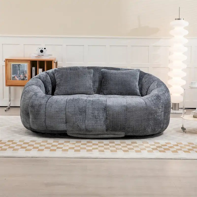 Fauteuil poire en chenille, canapé décontracté