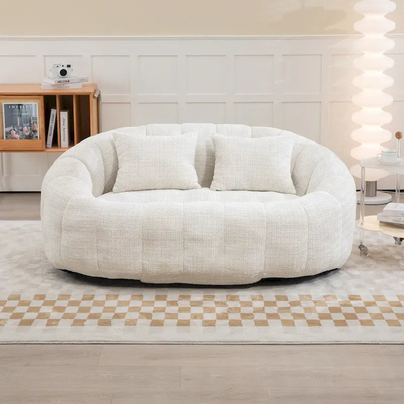 Fauteuil poire en chenille, canapé décontracté