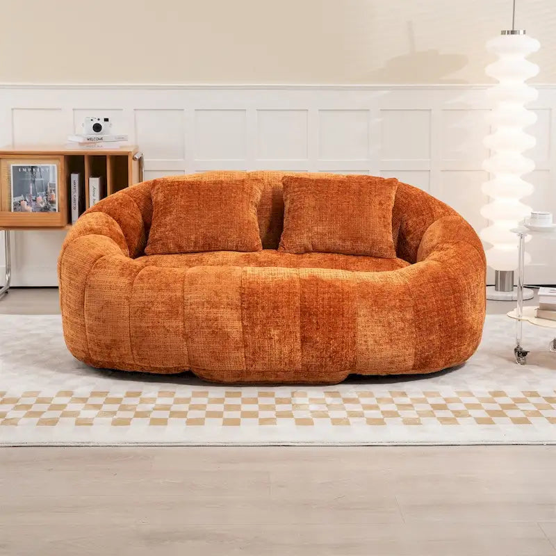 Fauteuil poire en chenille, canapé décontracté