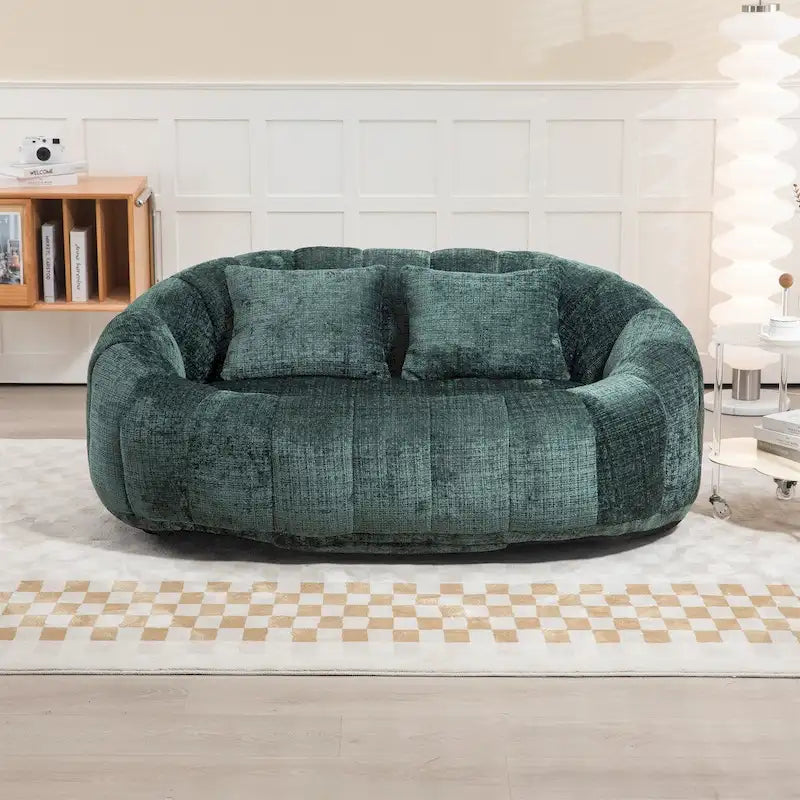 Fauteuil poire en chenille, canapé décontracté