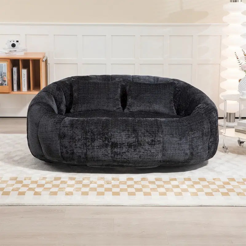 Fauteuil poire en chenille, canapé décontracté