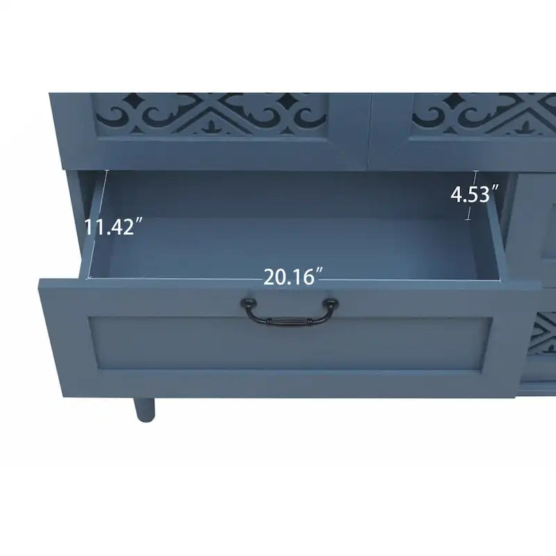 Commode à 7 tiroirs, mobilier américain, convient à la chambre, au salon et au bureau