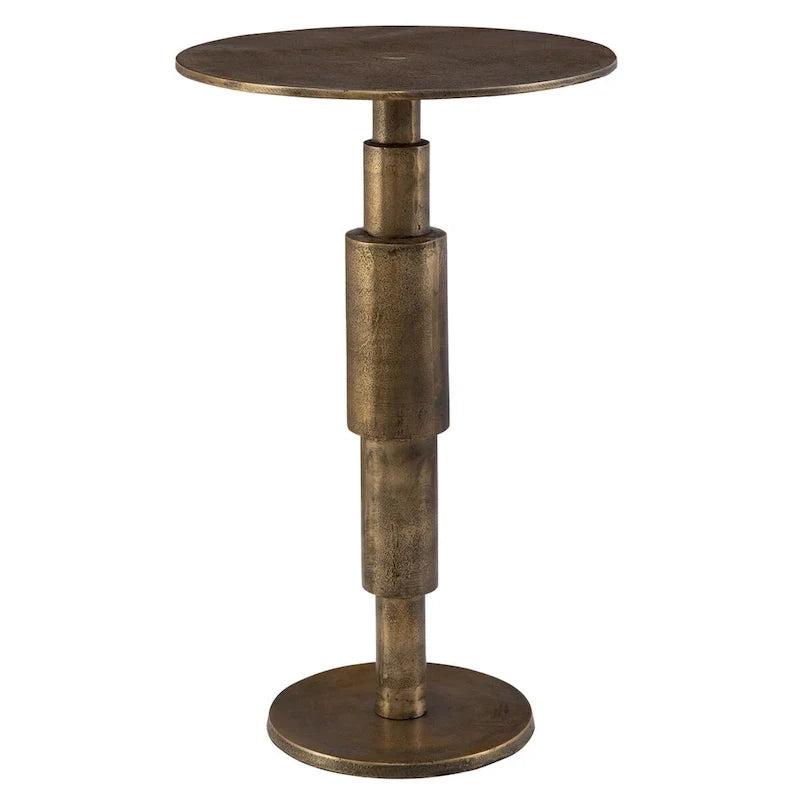 Uttermost Descend Gold Accent Table - 14W x 22.5H x 14D
