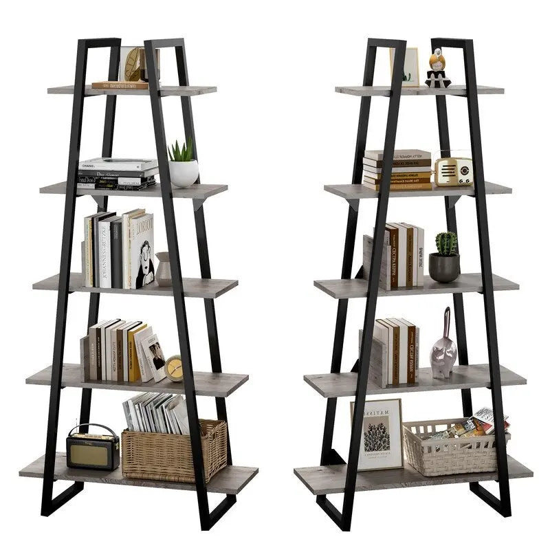 Bibliothèque trapézoïdale en carton