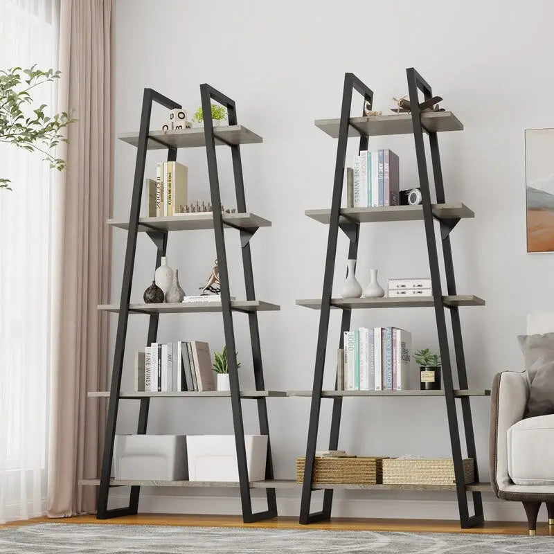 Bibliothèque trapézoïdale en carton