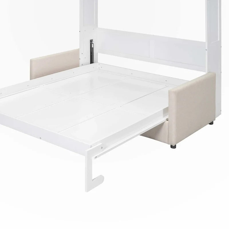 Lit escamotable mural grand lit avec coussin