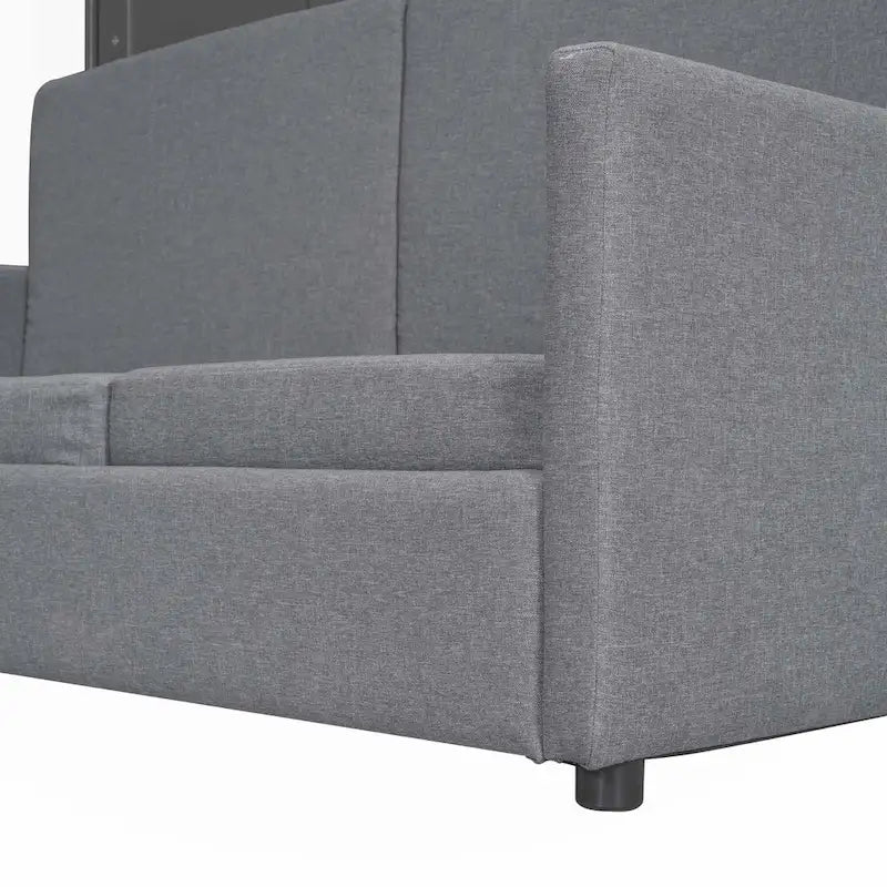 Lit escamotable mural grand lit avec coussin